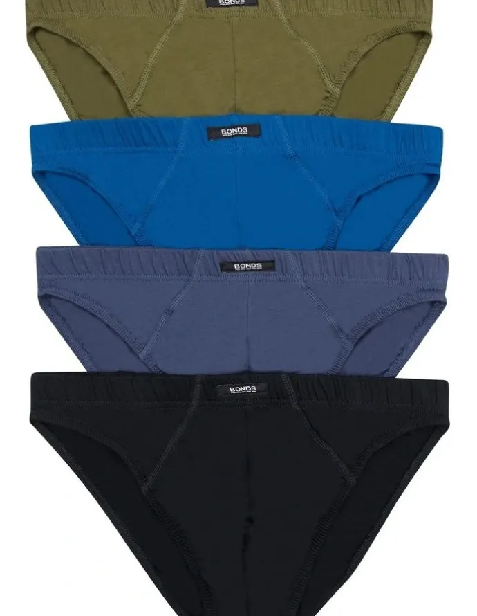 Bonds Action Brief 4 Pack in Multi