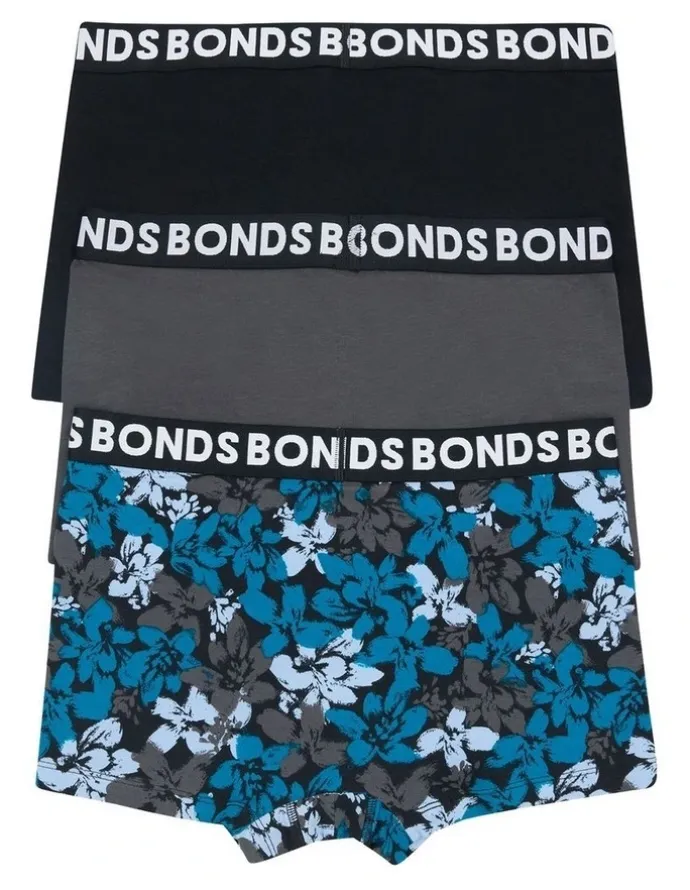 Bonds Classic Trunk 3 Pack in Print Hwz