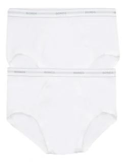 Bonds Comfort Brief of 2 Pack in White