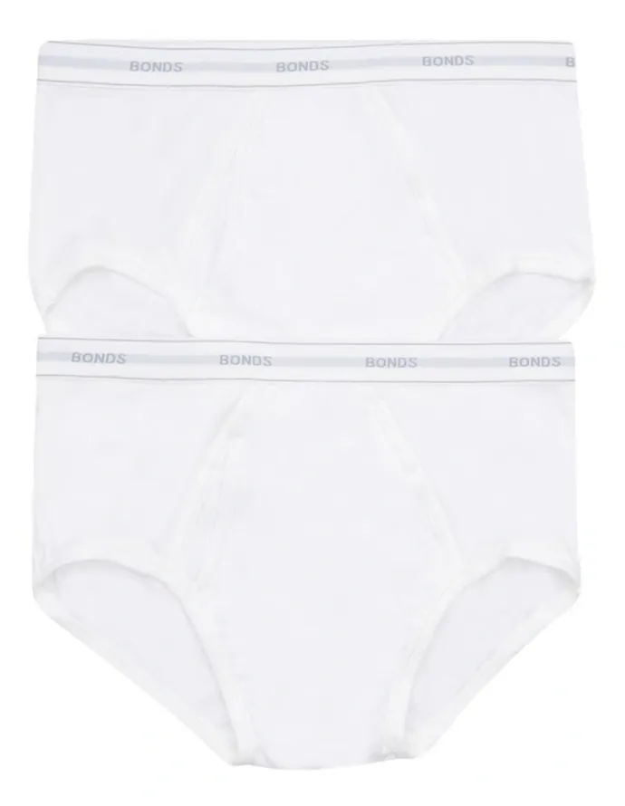 Bonds Comfort Brief of 2 Pack in White