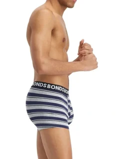 Bonds Everyday Stripe Trunks 3 Pack in Multi