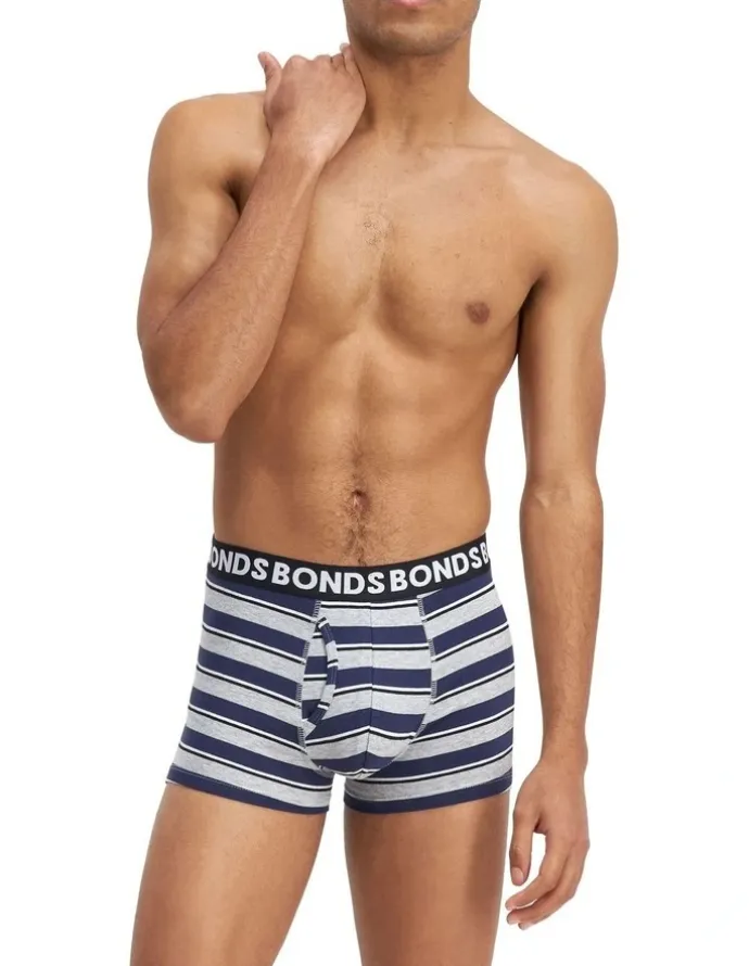 Bonds Everyday Stripe Trunks 3 Pack in Multi