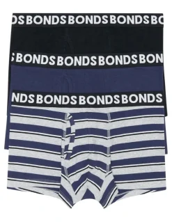 Bonds Everyday Stripe Trunks 3 Pack in Multi