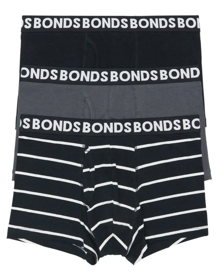 Bonds Everyday Stripe Trunks 3 Pack in Multi