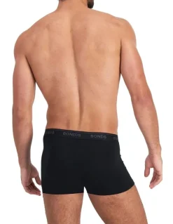 Bonds Guyfront Luxe Trunk 3 Pack in Nu Black