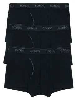 Bonds Guyfront Luxe Trunk 3 Pack in Nu Black