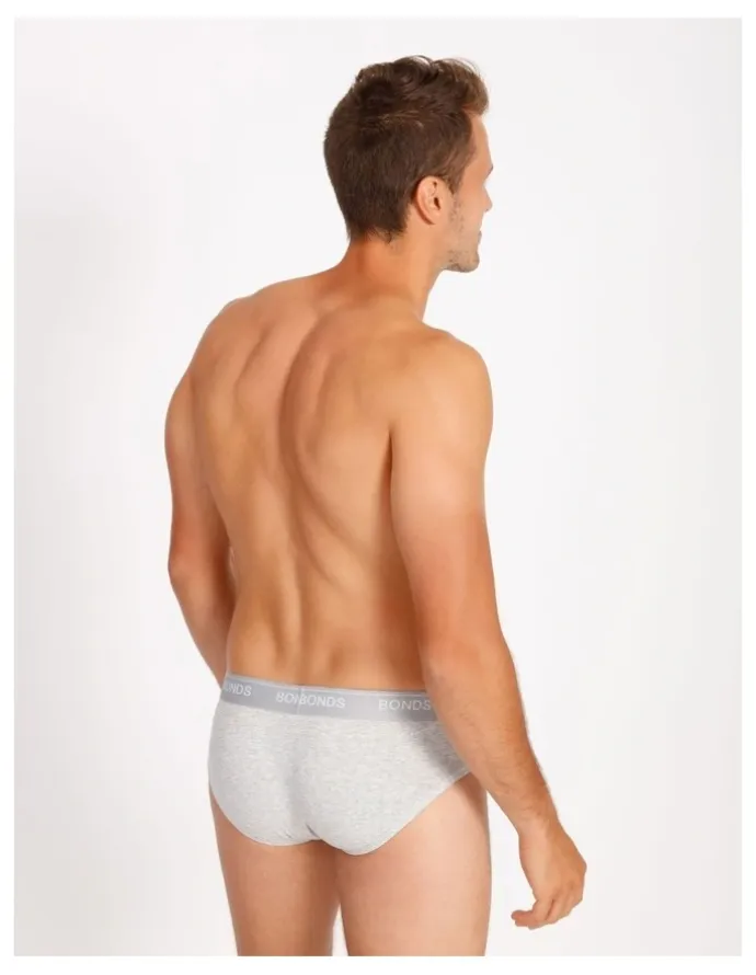 Bonds Guyfront Stripe Briefs 3 Pack in Navy