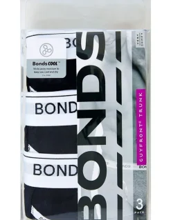 Bonds Guyfront Trunk 3 Pack in Black