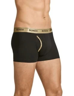Bonds Guyfront Trunk 3 Pack in Black