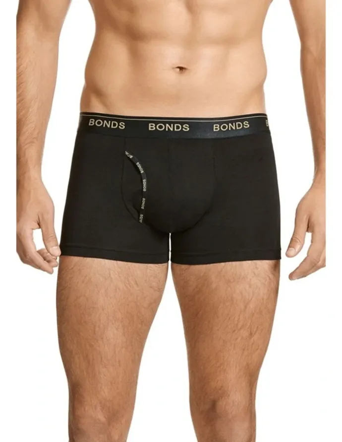 Bonds Guyfront Trunk 3 Pack in Black