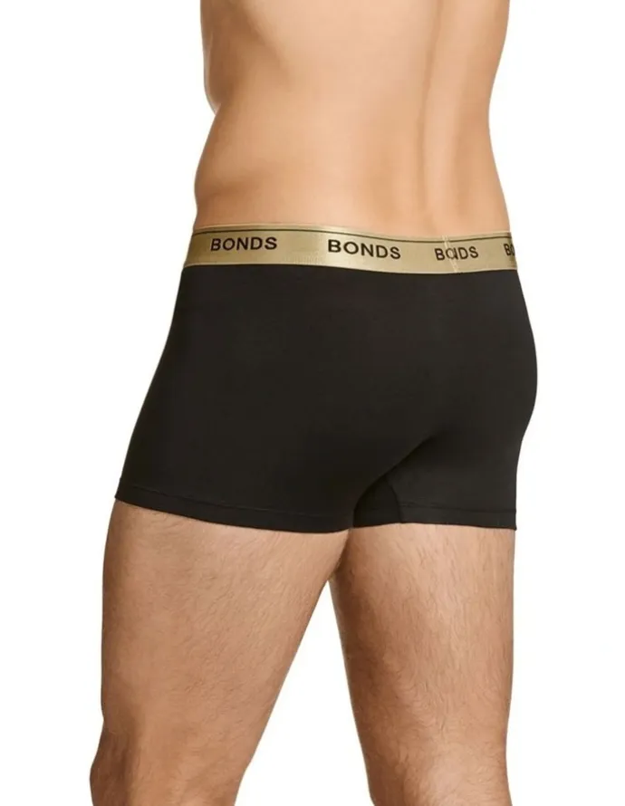 Bonds Guyfront Trunk 3 Pack in Black