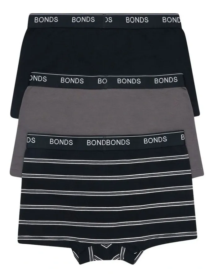 Bonds Guyfront Trunk 3 Pack in Stripe Zgw