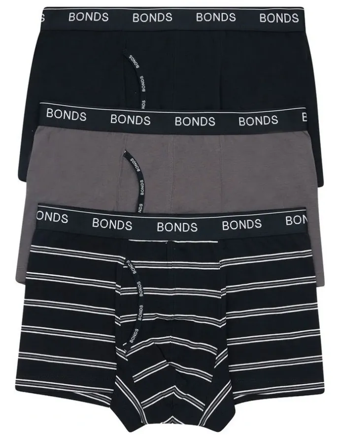 Bonds Guyfront Trunk 3 Pack in Stripe Zgw