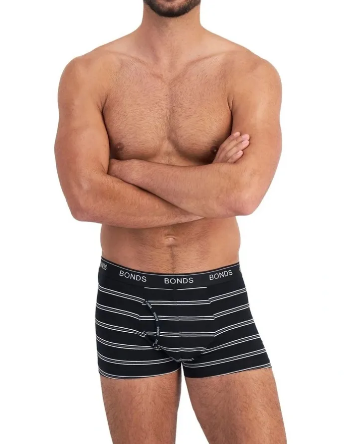 Bonds Guyfront Trunk 3 Pack in Stripe Zgw