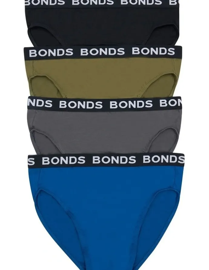 Bonds Hipster Brief 4 Pack in Assorted