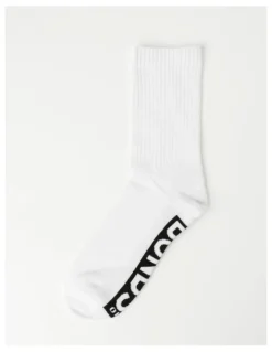 Bonds Logo Sports Crew Sock 3 Pack in White