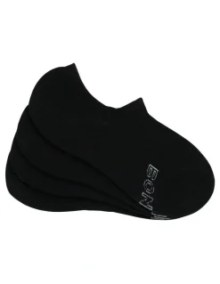 Bonds Mens Logo Light Sneaker Socks 4 Pack in Black