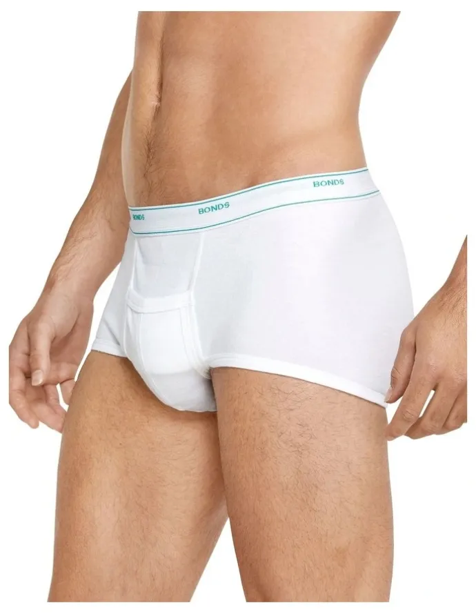 Bonds Support Brief 2 Pack in White