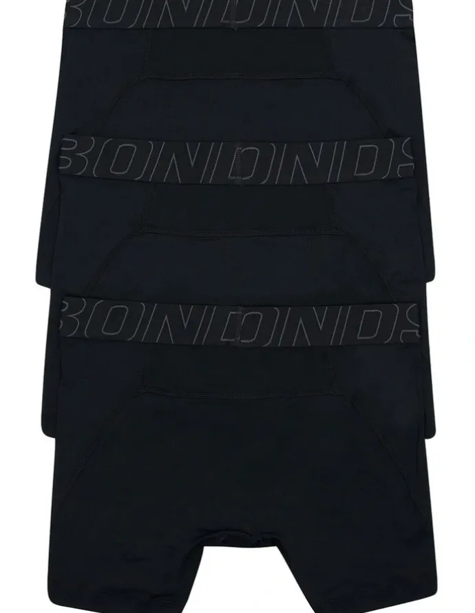 Bonds Sweat Off Trunk 3 Pack in Black