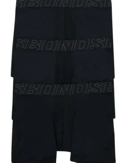 Bonds Sweat Off Trunk 3 Pack in Black