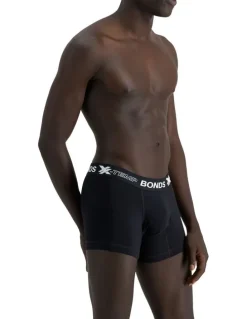 Bonds X-Temp Trunk 3 Pack in Black