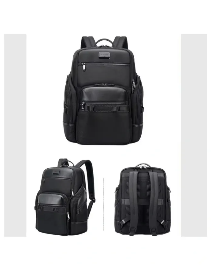 Bopai Anti-Theft Waterproof Laptop Backpack Travel Business Work Bag Black