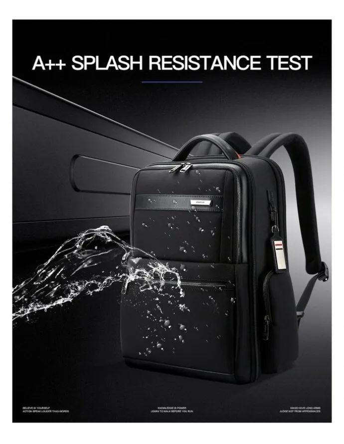 Bopai Bopai Anti-Theft Waterproof Laptop Backpack Travel Business Work Bag Black
