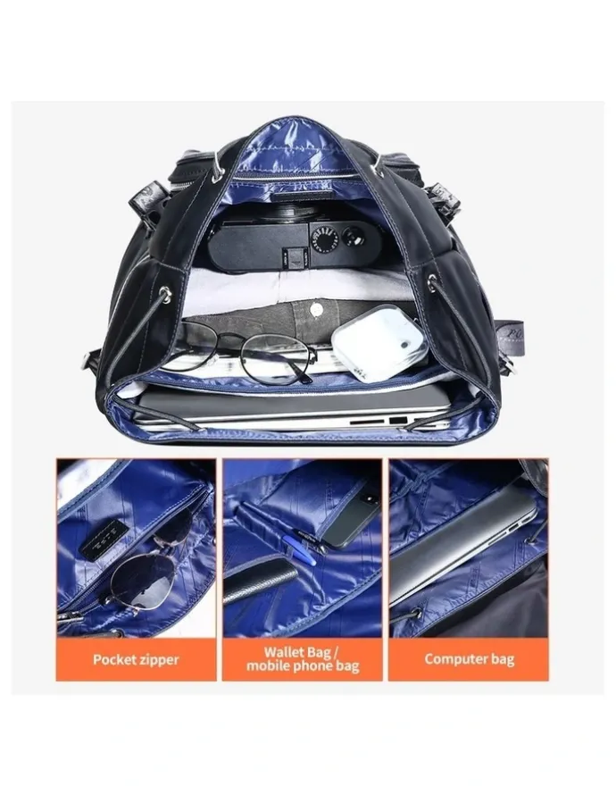 Bopai Bopai Waterproof 15.6 Laptop Backpack Travel Business Work Bag Grey