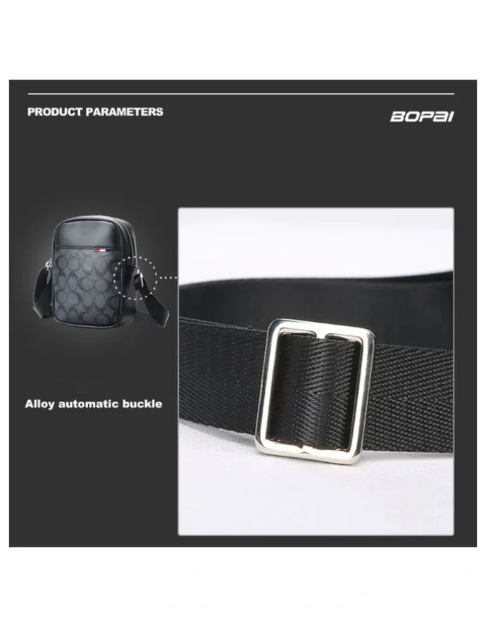 Bopai Bopai Waterproof Messenger Travel Work Bag Black
