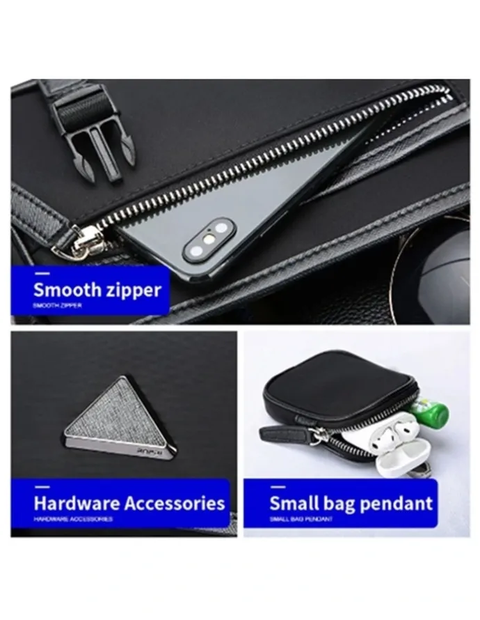 Bopai Bopai Waterproof Messenger Travel Work Bag Black