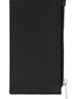 Boss Card Holder Zip Classic Grained in Black