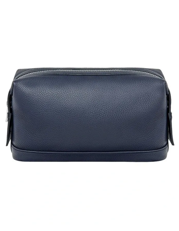 Boss Classic Grained Toiletry Bag in Blue