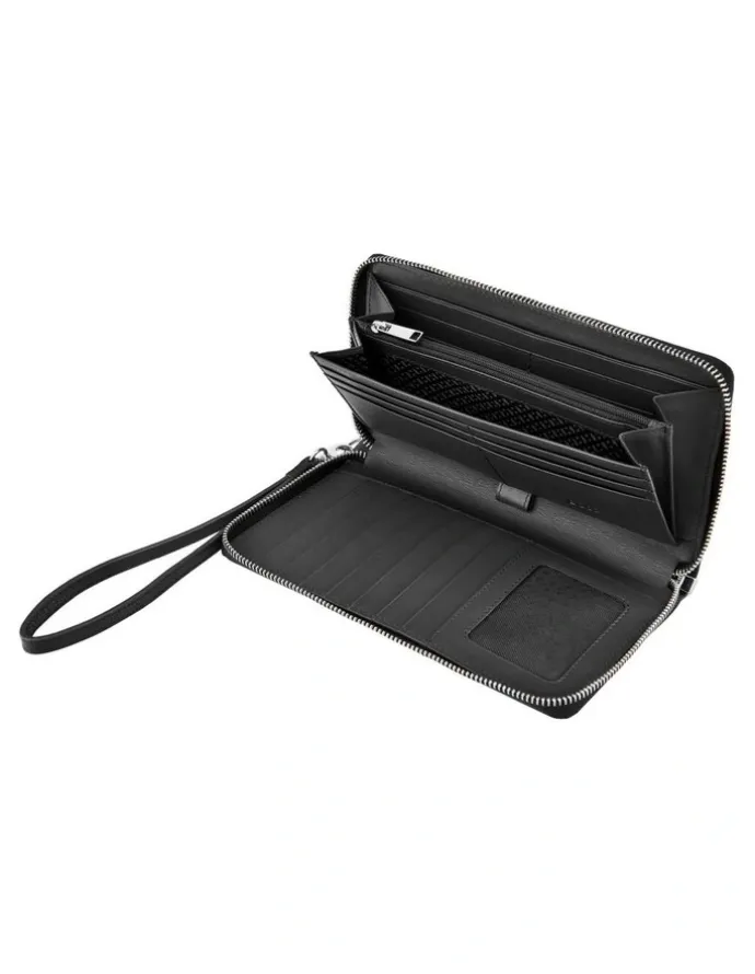 Boss Classic Grained Travel Wallet in Black