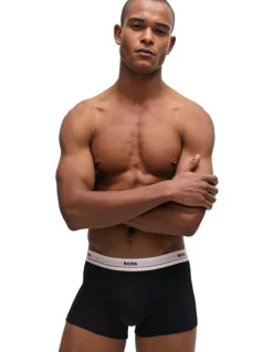 Boss Essential Trunks 5 Pack in Black