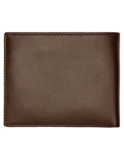 Boss Leather Wallet Classic Smooth Brown