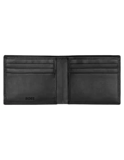 Boss Leather Wallet in Iconic Black