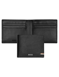Boss Leather Wallet in Iconic Black