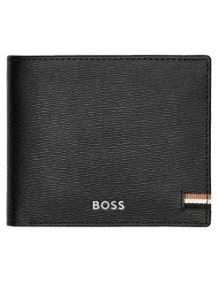 Boss Leather Wallet in Iconic Black