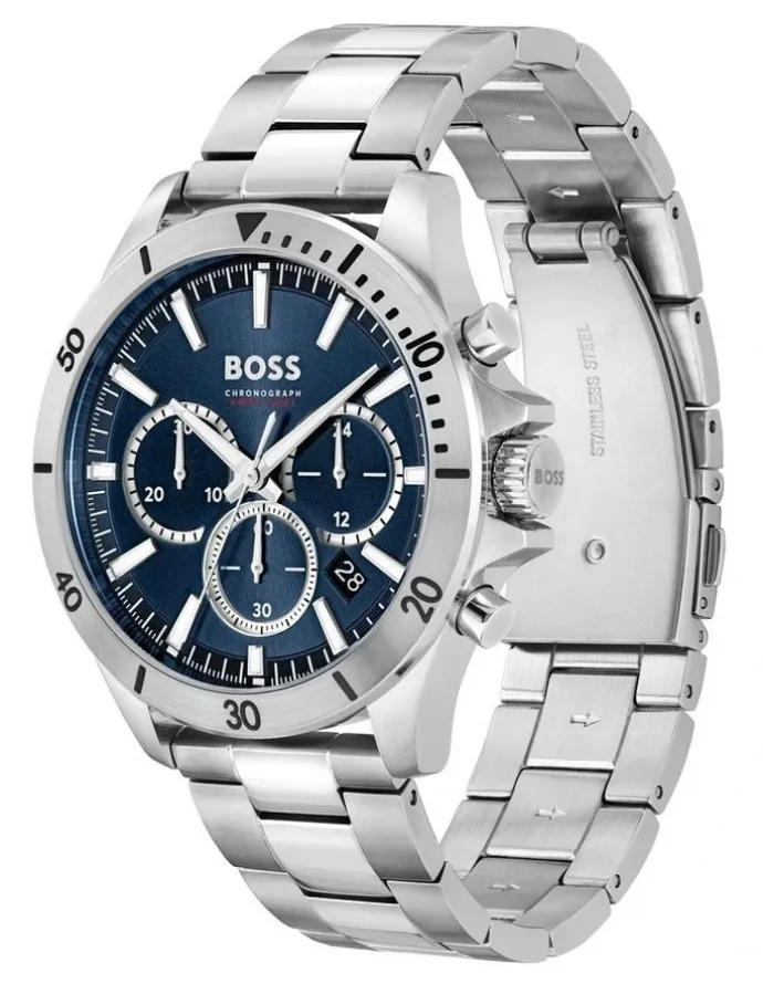 BOSS Troper Stainless Steel Watch in Blue