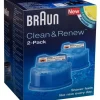 Braun Clean & Renew Refill Cartridge - 2 Pack CCR2