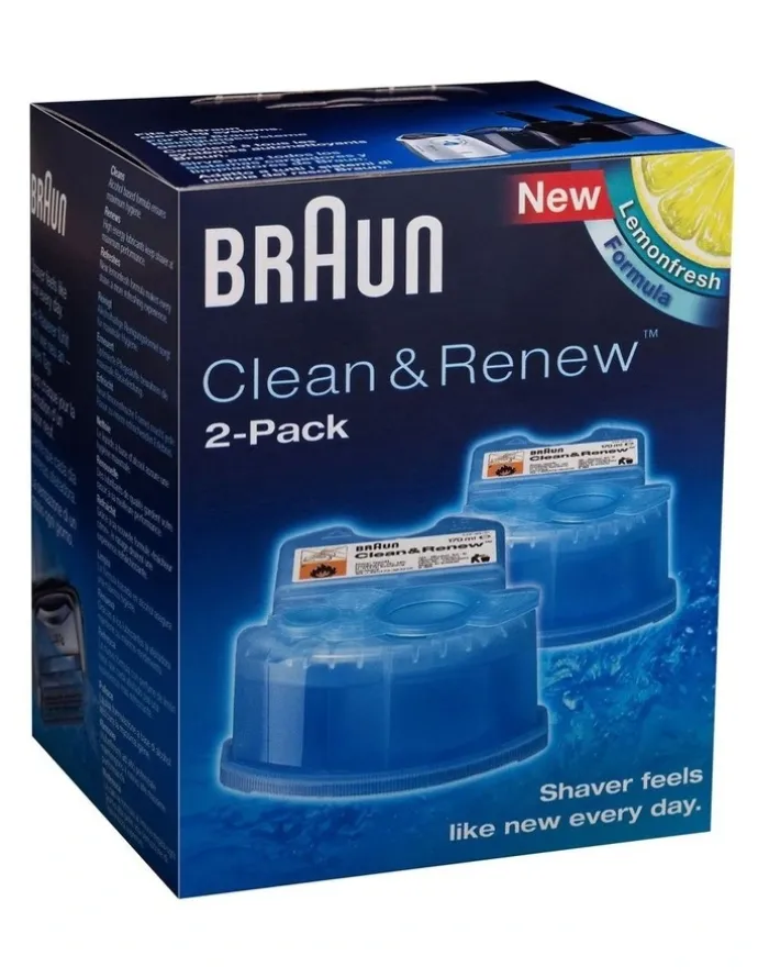 Braun Clean & Renew Refill Cartridge - 2 Pack CCR2