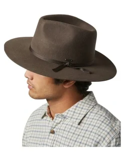 Brixton Cohen Cowboy Hat in Brown