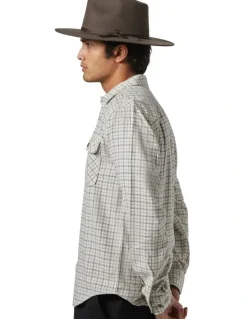 Brixton Cohen Cowboy Hat in Brown