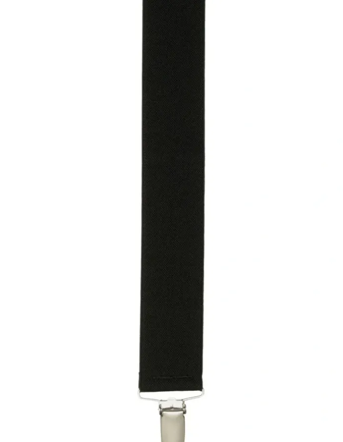 Buckle Plain Braces 35mm in Black