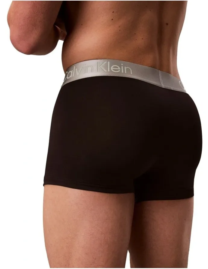 Calvin Klein Brushed Micro Trunks 3 Pack in Multi