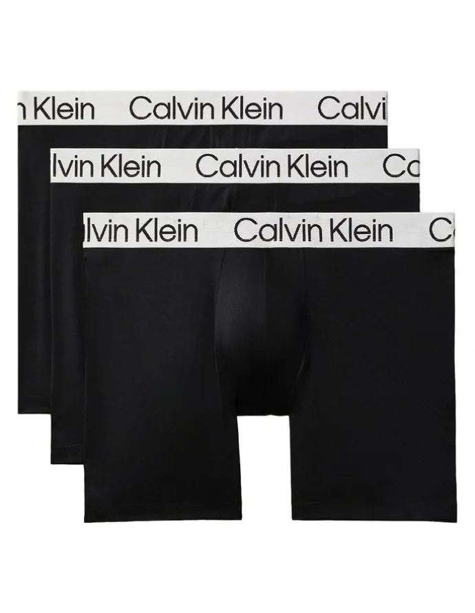 Calvin Klein Chromatic Boxer Briefs 3 Pack in Black