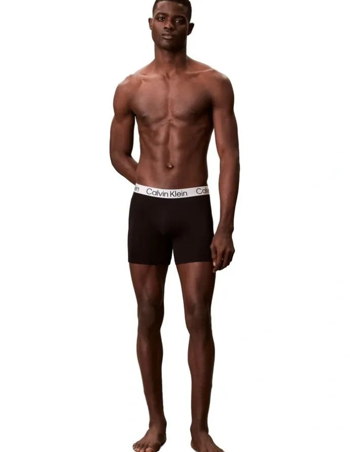 Calvin Klein Chromatic Boxer Briefs 3 Pack in Black