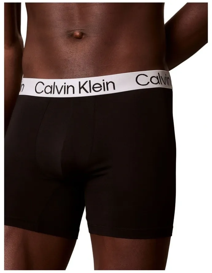 Calvin Klein Chromatic Boxer Briefs 3 Pack in Black