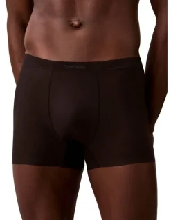 Calvin Klein CK Black Invisible Mesh Trunks in Black