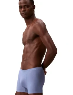Calvin Klein CK Black Invisible Mesh Trunks in Blue